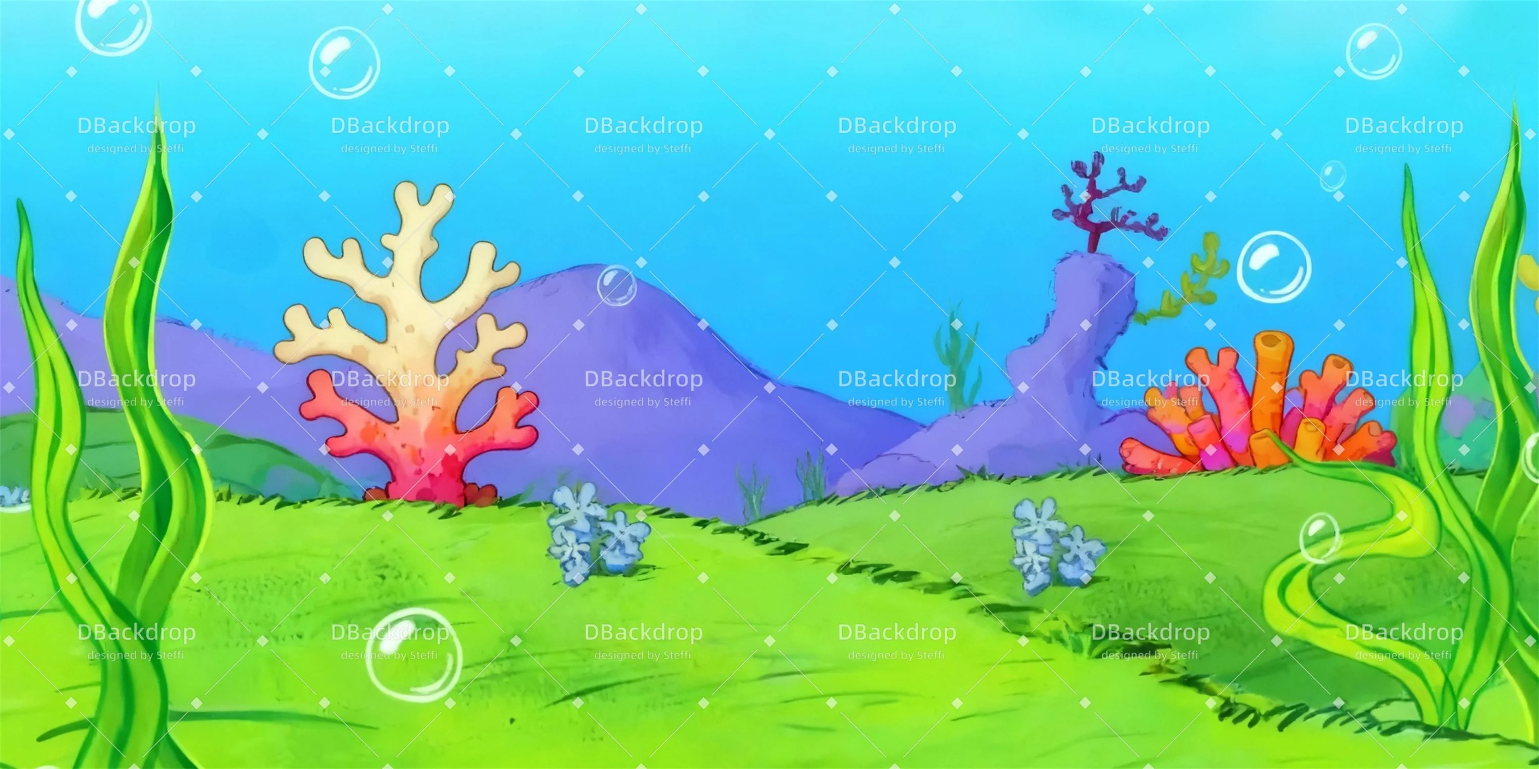 Theaterbühnenhintergrund „Quallenfeld“ Hintergründe für Theater CSH59-T90