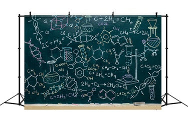 Zurück zu Schule Chemische Formel Tafel Hintergrund BRP7-31