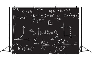 Zurück zu Schule Wissenschaft Formel Blackboard Backdrop BRP7-51