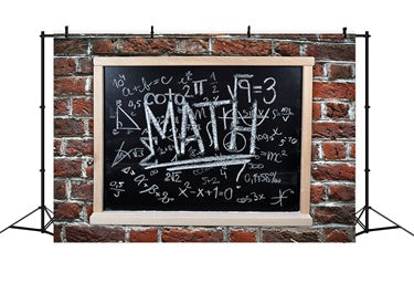 Zurück zu Schule Math Blackboard Hintergrund BRP7-19