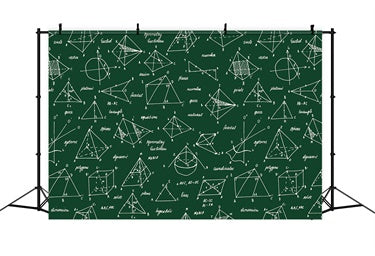 Zurück zu Schule Geometrie Kreidetafel Fotografie Hintergrund BRP7-38