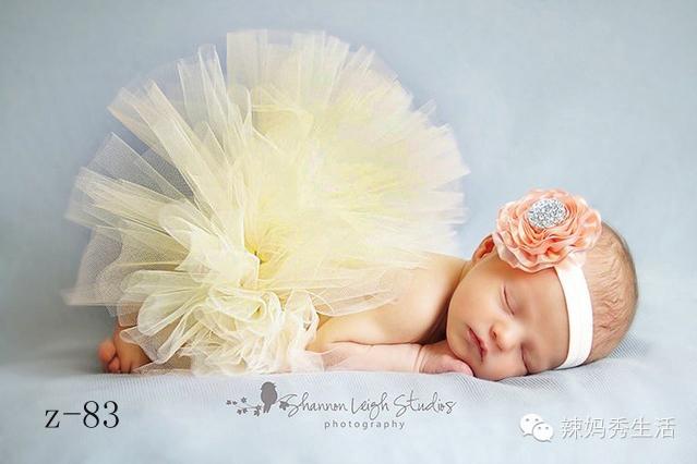 Neugeborenes Fotografie Requisiten Tutu Rock Kleid mit passendem Stirnband für Baby Girl