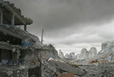 Post Apocalyptic Wasteland City Fotohintergrund FF2
