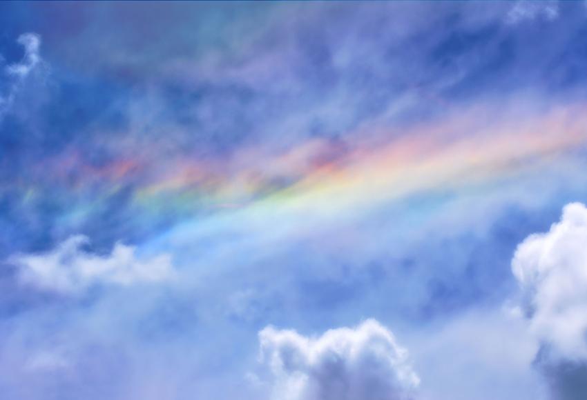 Beautiful Sky Rainbow Backdrop Designed by Beth Hrachovina Photography