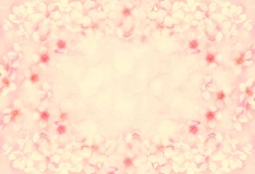 Rendered Blurry Flower Photography Backdrop
