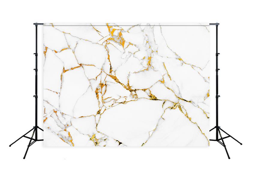 White Marble Texture Photo Booth Backdrop  D114