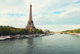 Paris Eiffel Tower Seine Backdrop for Photo Studio D120