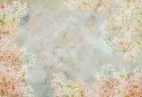 Light Color Abstract Fine Art Floral Backdrop