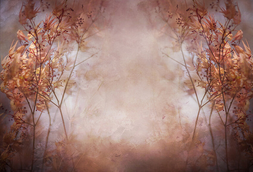 Swaying Flowers Blurry Abstract Backdrop