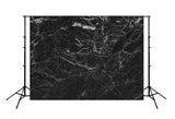 Marble Wall Texture Art Work Black Backdrops for Photography D99