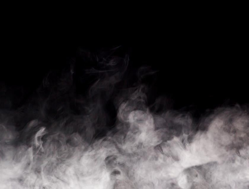 Schwarzer abstrakter Hintergrund Weiße Smog-Textur für Fotostudio DBD-19473