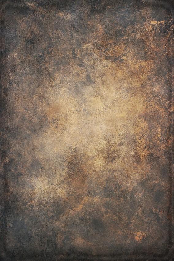 Orange Dotted Grunge Texture Photography  Backdrop  DHP-425