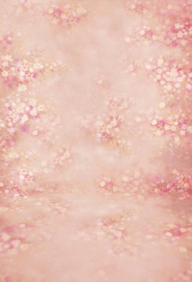 Pink Floral Backdrop for Baby Children Newborn Photography F-139