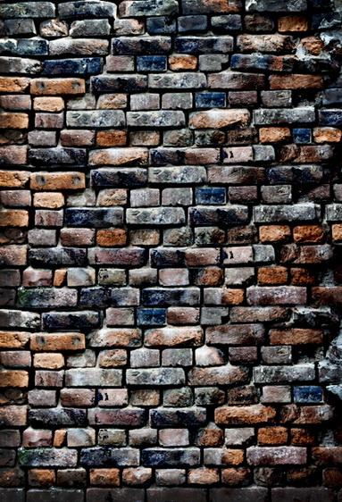 Retro Grunge Brick Wall Backdrop for Photo Studio F-150