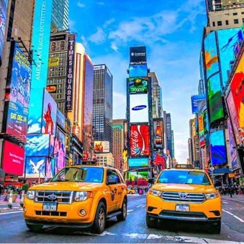 Times Square USA New York Backdrop for Photography G-172