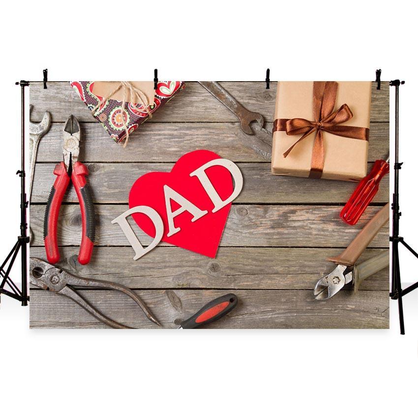 Father's Day Backdrop Wood Background G-392