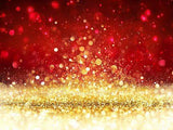 Golden Glitter Shiny Red Photo Studio Backdrop GC-111