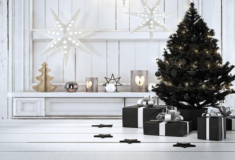 Künstlerischer Weihnachtsbaum Dekoration Hintergrund für Fotostudio GX-1092