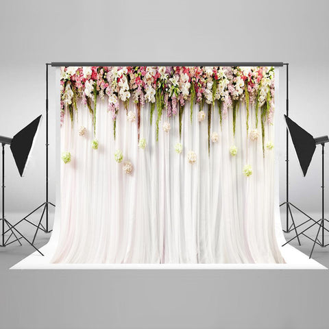 Hochzeitshintergründe Blumenhintergründe Weißer Hintergrund HJ04269