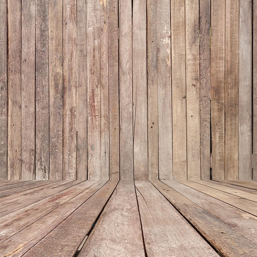 Retro Style Wood Backdrop for Baby Photography