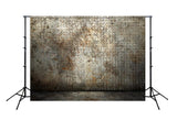 Schmutzig Rostiges Eisen Wandboden Hintergrund für Studio K-1275