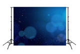 Blue Shiny Dots Bokeh  Photography Backdrop M118