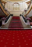 Luxury Palace Backdrop European Goen Castle Interior Staircase Backdrops MR-2149