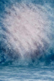 Blauer abstrakter Hintergrund Porträtfotografie MR-2152