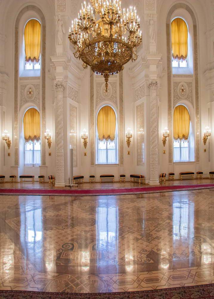 Golden Castle Luxury Interior Palace Droplight Photography Backdrop MR-2199