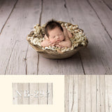 Retro Weiß Holz Baby Hintergrund für Fotografie NB-293