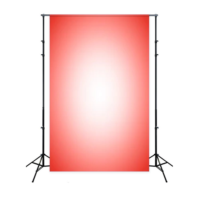 Roter Farbverlauf zu weißen Hintergründen für Fotografen Q2