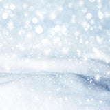Bokeh Snow Winter Wonderland Photo Backdrops S-2903