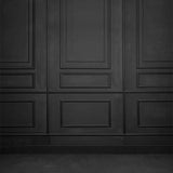 Schwarzer Schmutz Vintage Tür Hintergrund für Fotostudio S-3164