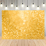 Goldfarbener Hintergrund mit verschwommenem Bokeh für Photo Booth SH-1001