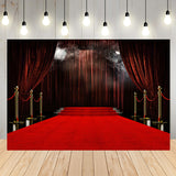 Stage Curtain Red Carpet Photography Backdrop