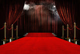 Bühnenvorhang Roter Teppich Fotografie Hintergrund SH-1019
