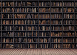 Back to School Library Bookshelves Backdrop for Photography