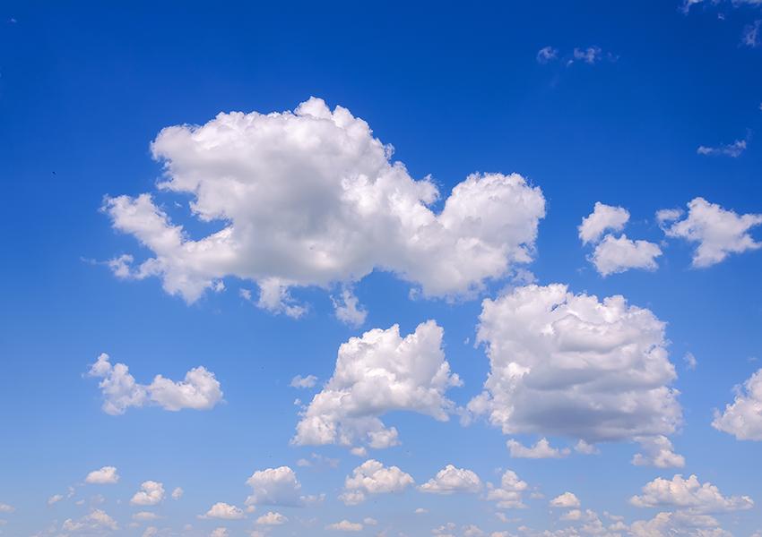 Blue Sky Backdrop White Cloud Photography Background SH685