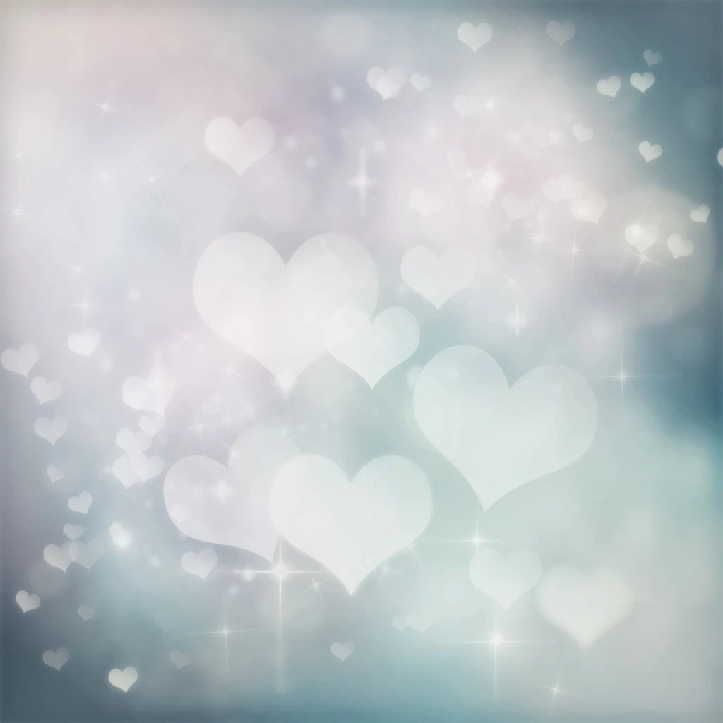 Valentine Day Love Hearts Bokeh Photography Backdrop VAT-2