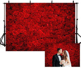 Rote Rose Fotohintergrund für Valentinstag Dekorationen VAT-42
