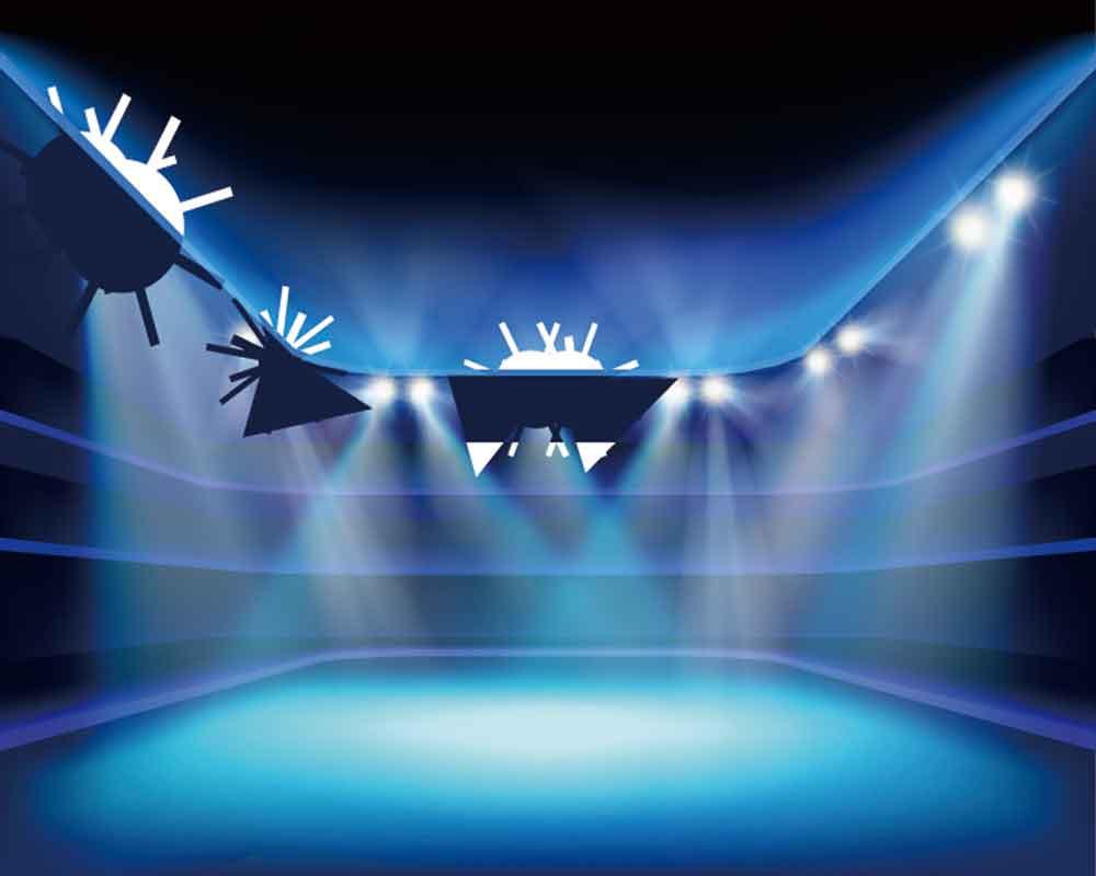  Stage Lights Backdrops for Photo Studio YY00228-E