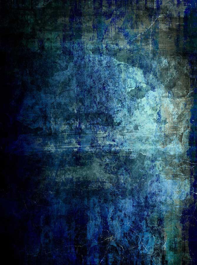 Floral Gradient Blue Old Abstract Background for Photo Shoot