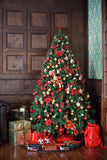 Christmas Tree Gift Portrait Photography Backdrop
