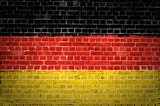 Deutsche Nationalflagge Mauer Hintergrund für Fotografie