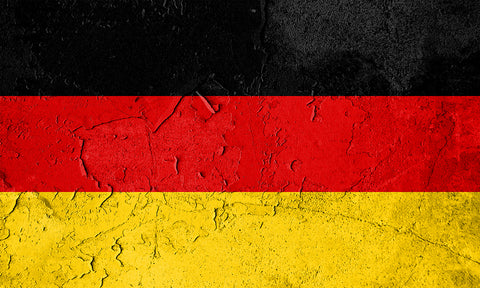Vintage Deutsche Nationalflagge Wand Hintergrund für Fotografie