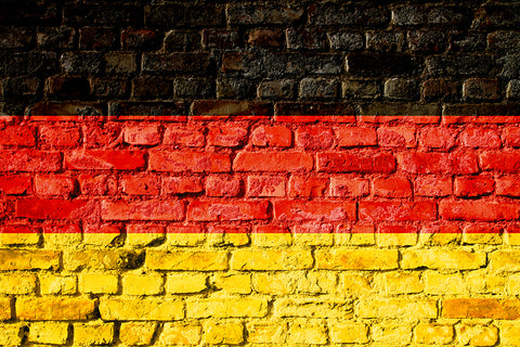 Helle Deutsche Nationalflagge Mauer Fotografie Hintergrund