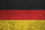 Retro Deutsche Flagge Backsteinmauer Hintergrund für Fotoautomat