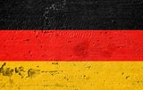 Schäbige Backsteinmauer Deutsche Nationalflagge Fotografie Hintergrund
