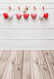 Love Heart Wood Wall Backdrop for Photography LV-1314